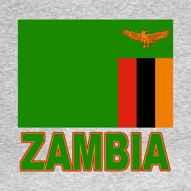 The Pride of Zambia - Zambian Flag Design by Naves